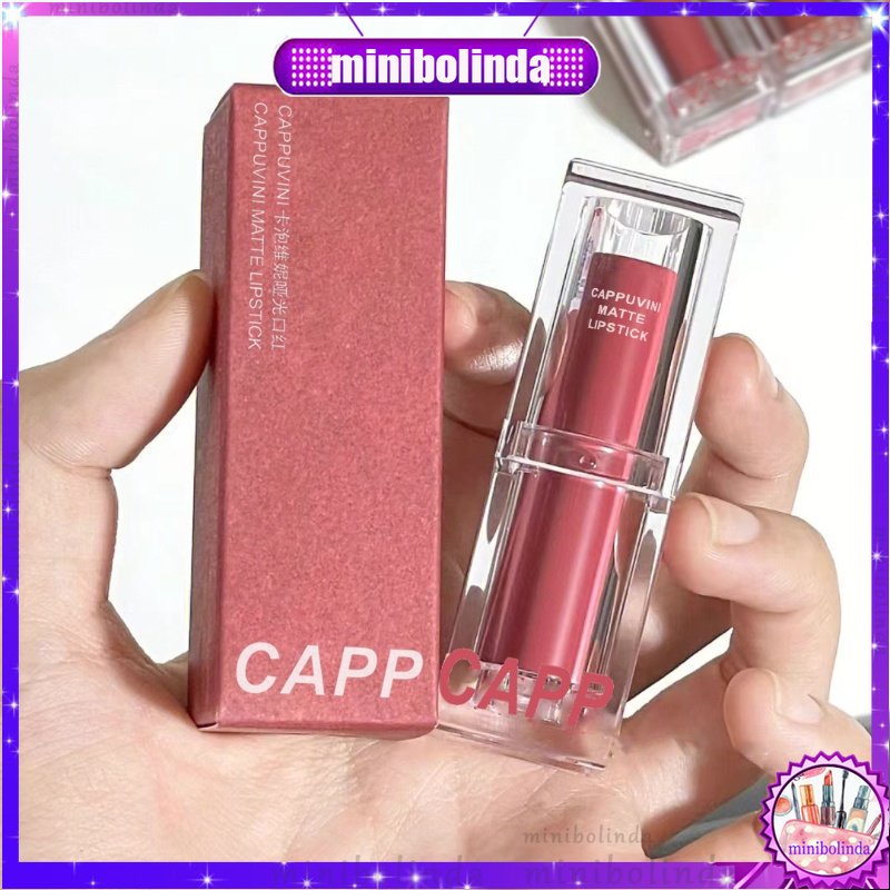 Son Kem Lì CAPPUVINI Chống Nước Lâu Trôi Trang Điểm Cùng Đoạn Bạn