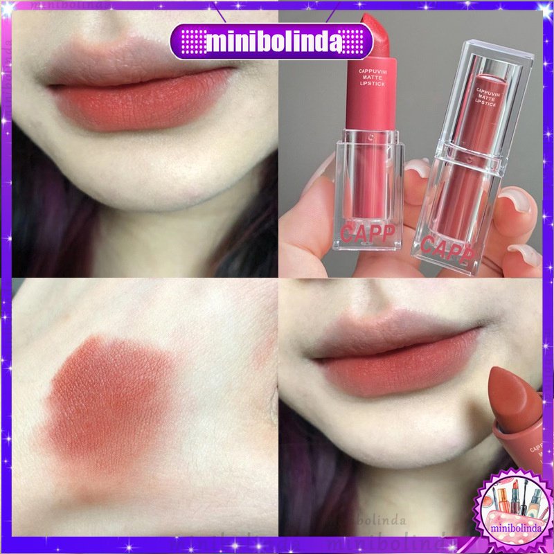 Son Kem Lì CAPPUVINI Chống Nước Lâu Trôi Trang Điểm Cùng Đoạn Bạn