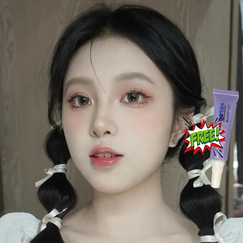 MengjieShangpin® 8-13mm Cặp Lông Mi Giả Lúa Mì 2023 Kèm Keo Nối Mi Dày Và Dài Tự Nhiên Hình Quỷ Nhỏ