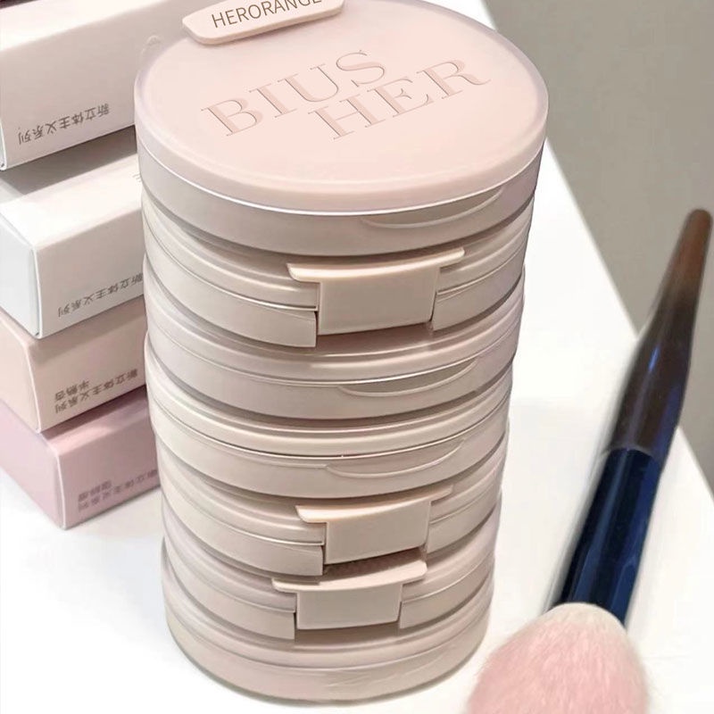 Phấn má hồng herorange đơn sắc màu mơ tự nhiên lâu trôi dưỡng ẩm không thấm nước