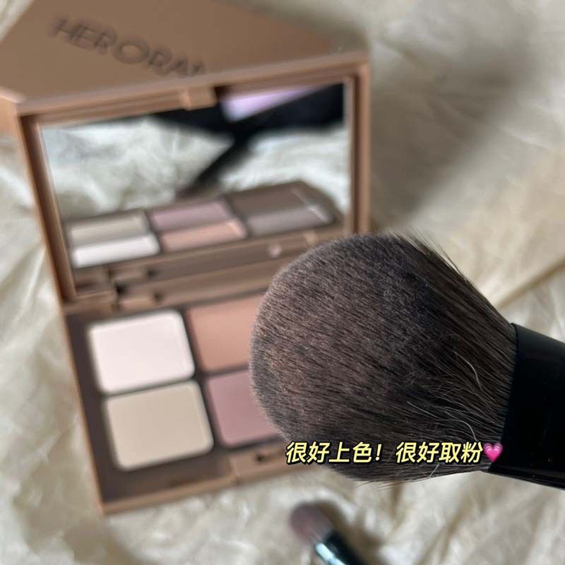 HERORANGE 6 Màu Bảng Phấn Mắt Màu Lì Và Màu Nhũ Kim Tuyến Trang Điểm Lâu Trôi Phấn Mắt