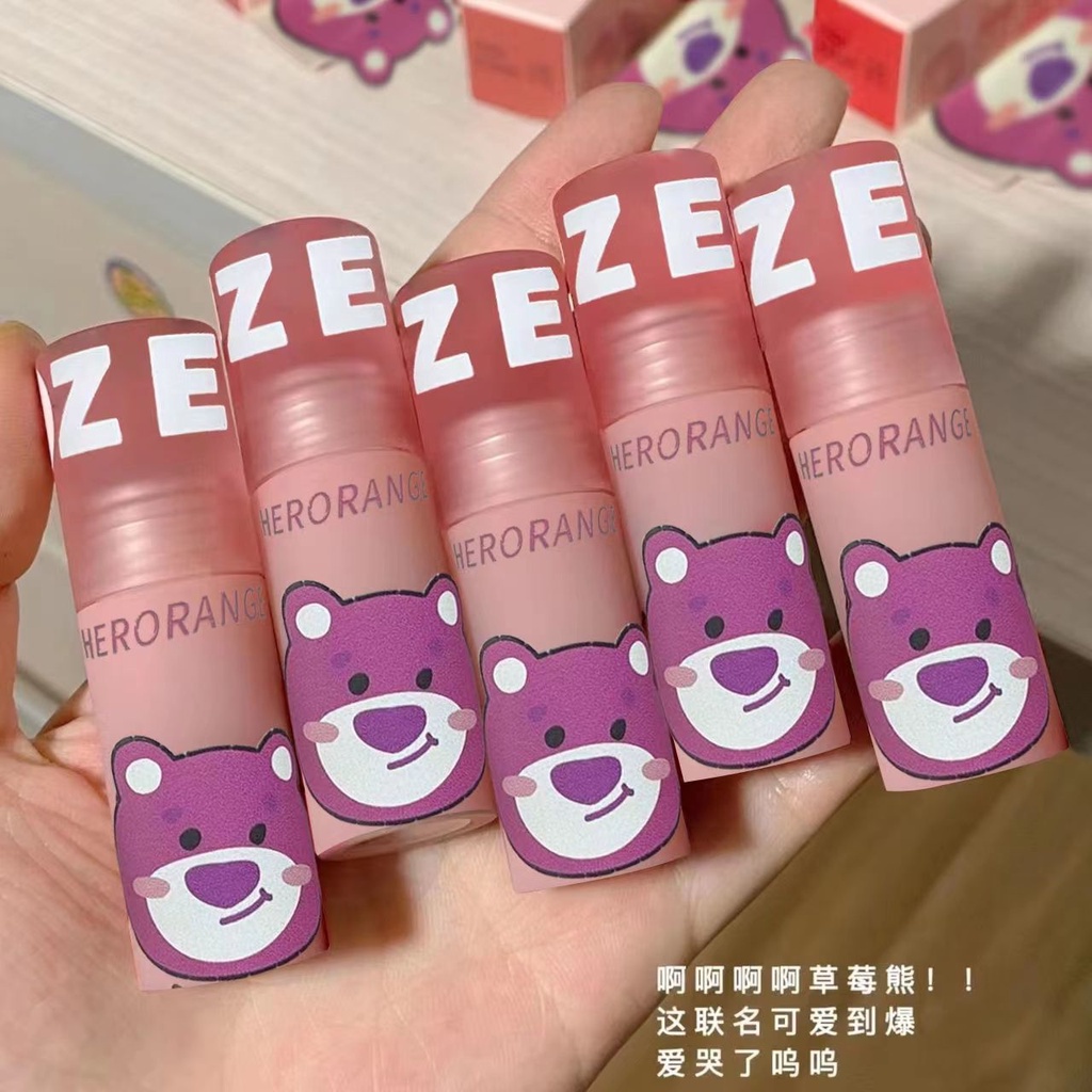 Son Môi HERORANGE Màu Lì Dưỡng Ẩm Chống Thấm Nước Lâu Trôi