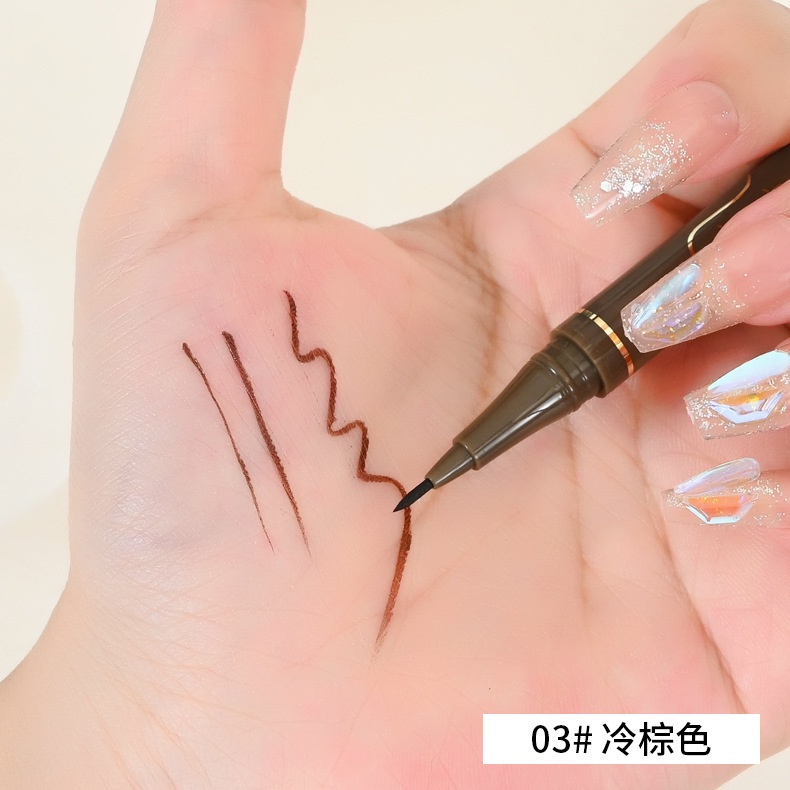 Bút kẻ mắt herorange Bobeini dạng lỏng ngòi mảnh mềm mại tự nhiên không phai màu kháng nước lâu trôi 4 màu tùy chọn