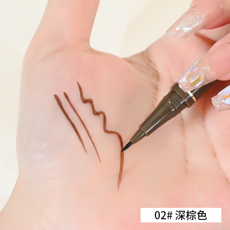 Bút kẻ mắt herorange Bobeini dạng lỏng ngòi mảnh mềm mại tự nhiên không phai màu kháng nước lâu trôi 4 màu tùy chọn