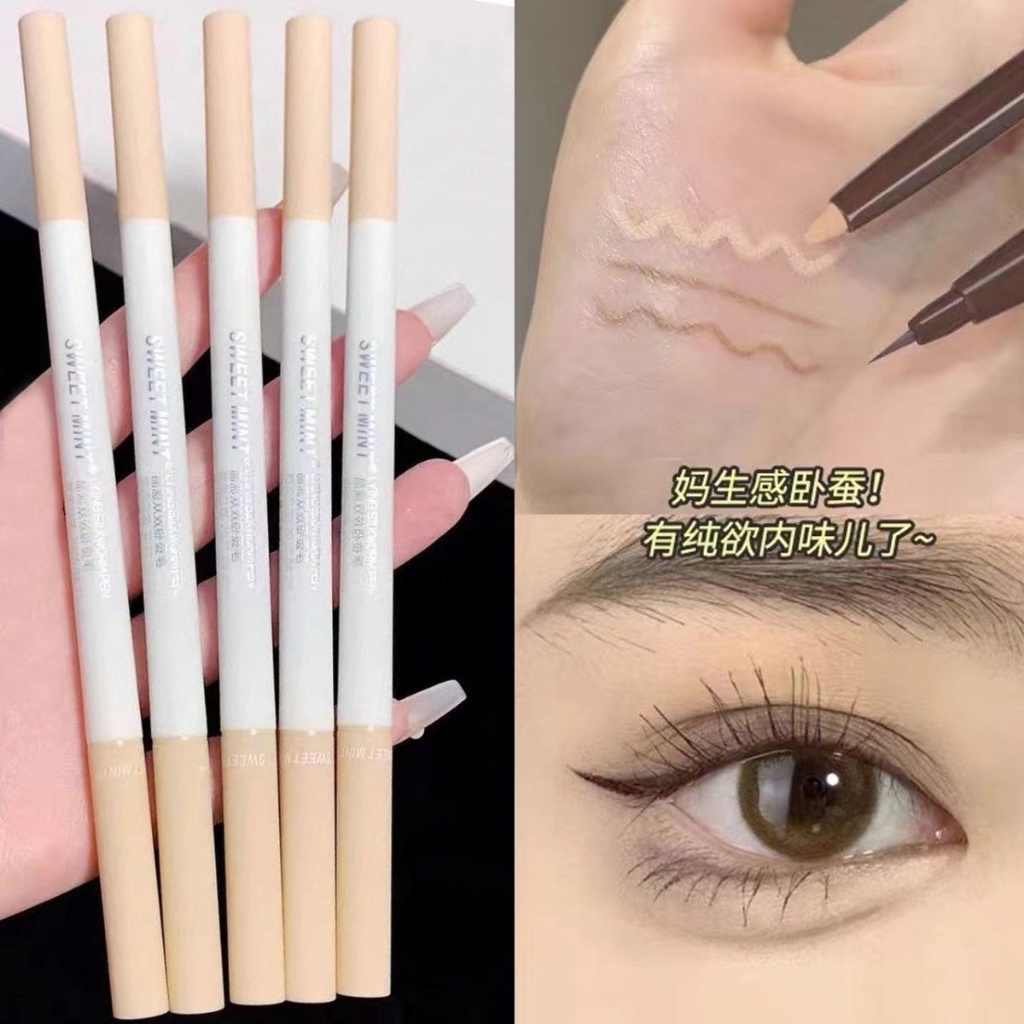 Bút kẻ bọng mắt Herorange 2 đầu bắt sáng siêu tự nhiên lâu trôi chống nước