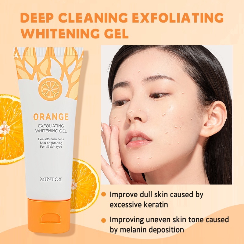 Gel tẩy tế bào chết herorange Mintox làm trắng da toàn thân làm sạch da mặt