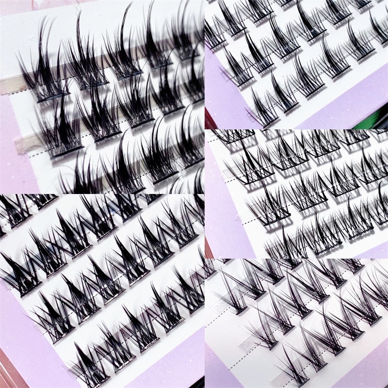 Lông mi giả Herorange 10 hàng 10-13mm tách sợi / mi nối / mi chùm