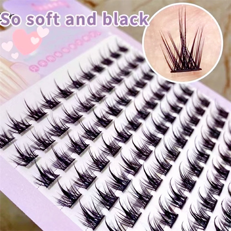 Lông mi giả Herorange 10 hàng 10-13mm tách sợi / mi nối / mi chùm