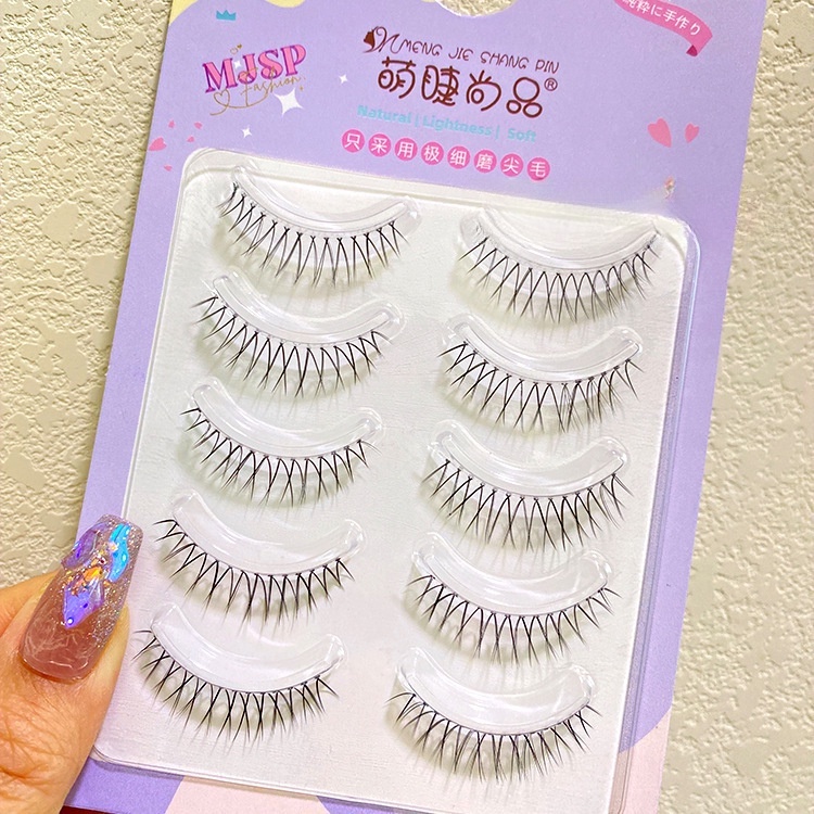 Bộ 5 cặp lông mi giả Herorange trang điểm tự nhiên cao cấp