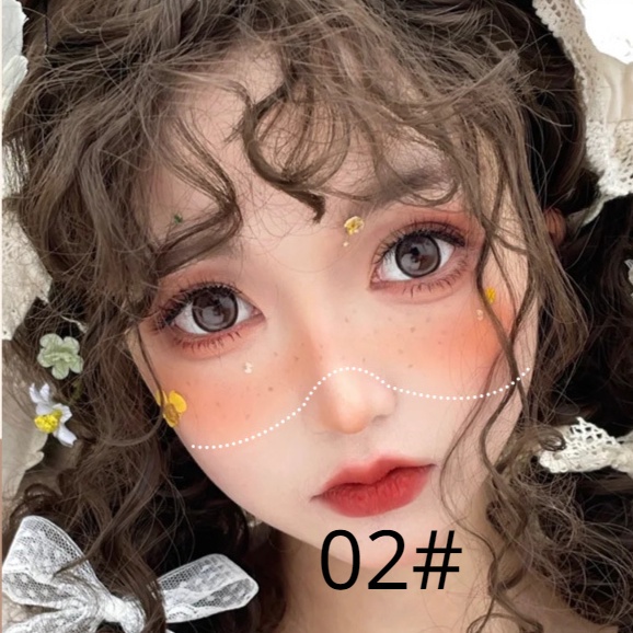 Phấn má hồng herorange chống thấm nước màu sắc tự nhiên