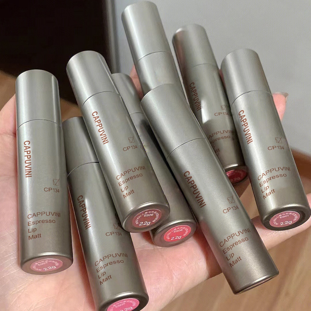 Son Cappuvini Đậm Đặc Màu Nhung Lì Chống Thấm Son Kem Lì Son Môi Lì Nước Chống Khô Son