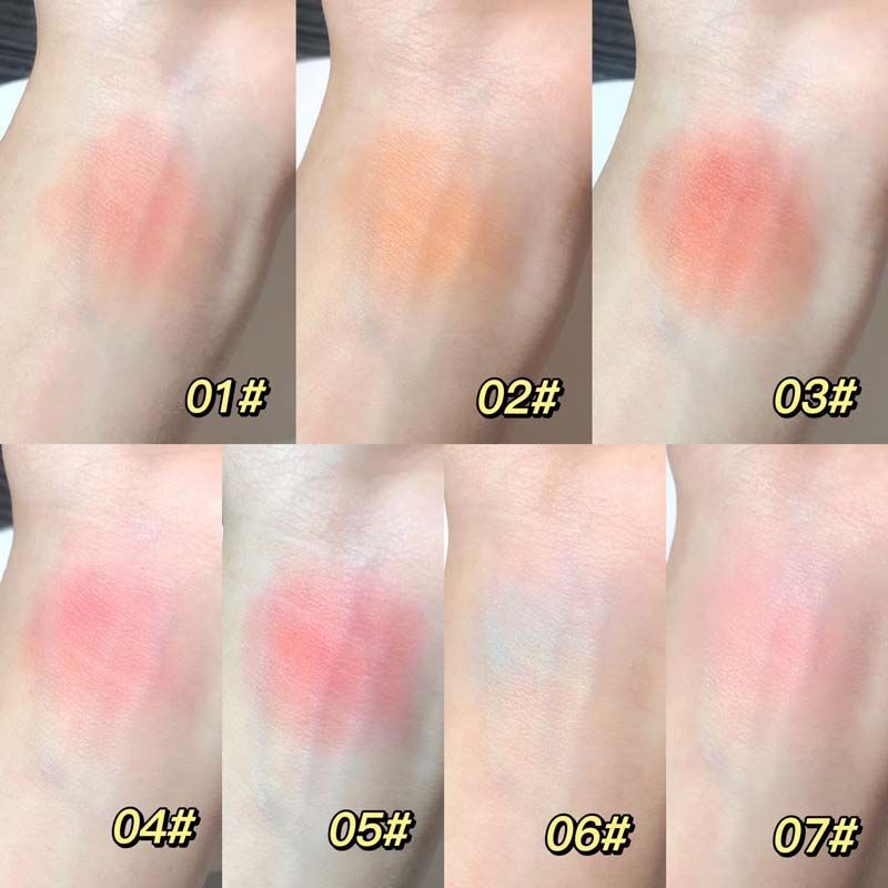 Phấn má hồng dạng nén  màu sắc tự nhiên