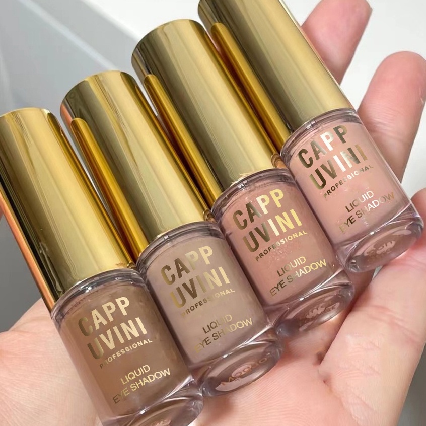 Kem má hồng  CAPPUVINI màu nude tự nhiên chuyên nghiệp kèm cọ trang điểm