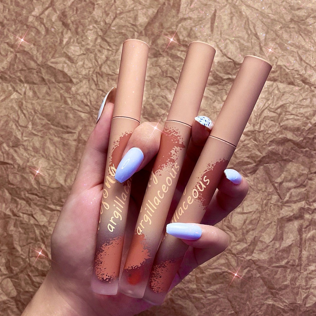 Son lì Oulesong herorange mềm mịn như nhung chống thấm nước chống khô môi lâu trôi