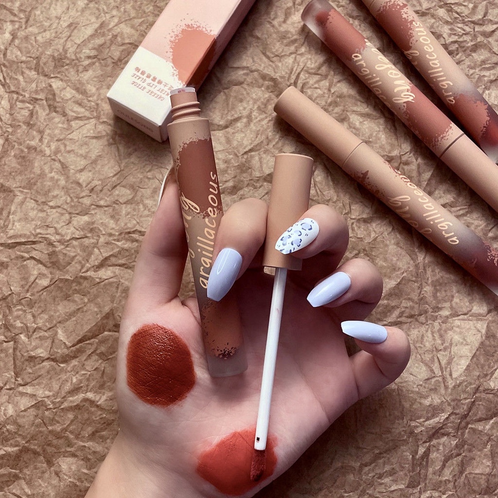 Son lì Oulesong herorange mềm mịn như nhung chống thấm nước chống khô môi lâu trôi