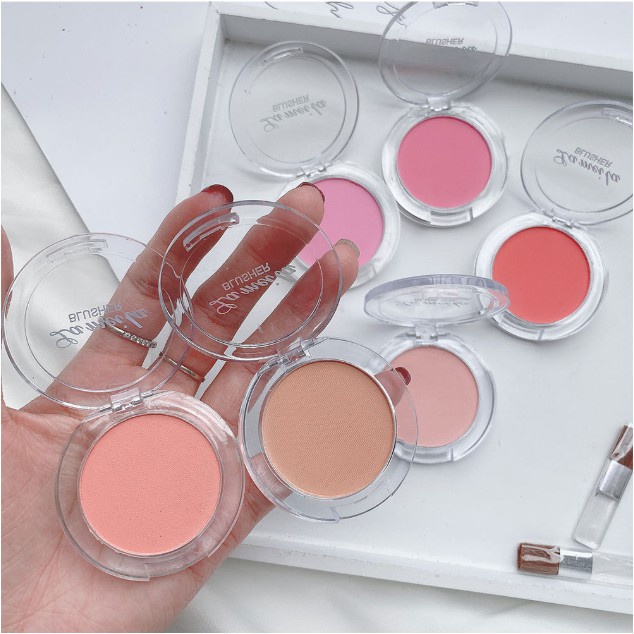 Phấn Má Hồng Phong Cách Hàn Quốc Tông Lì Và Nhũ 6 Màu Tùy Chọn Lameila