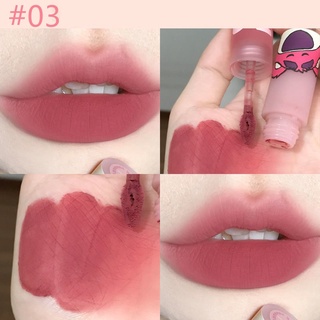 Son Môi HERORANGE Chất Nhung Lì Chống Thấm Nước Lâu Trôi Mềm Mịn Thiết Kế Hình Gấu Dâu Tây Dễ Thương