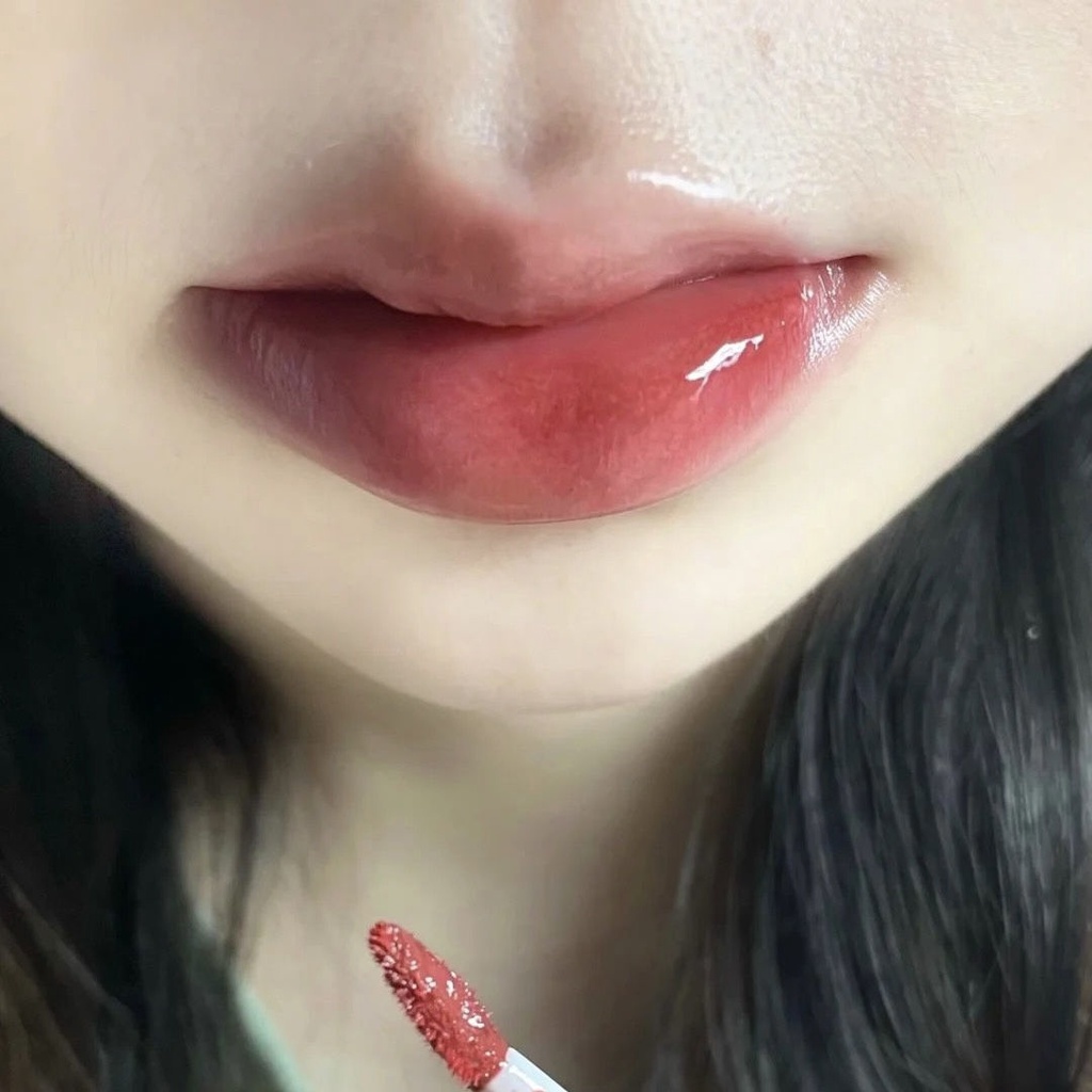 Son Bóng Trong Suốt Hình Viên Băng Độc Đáo