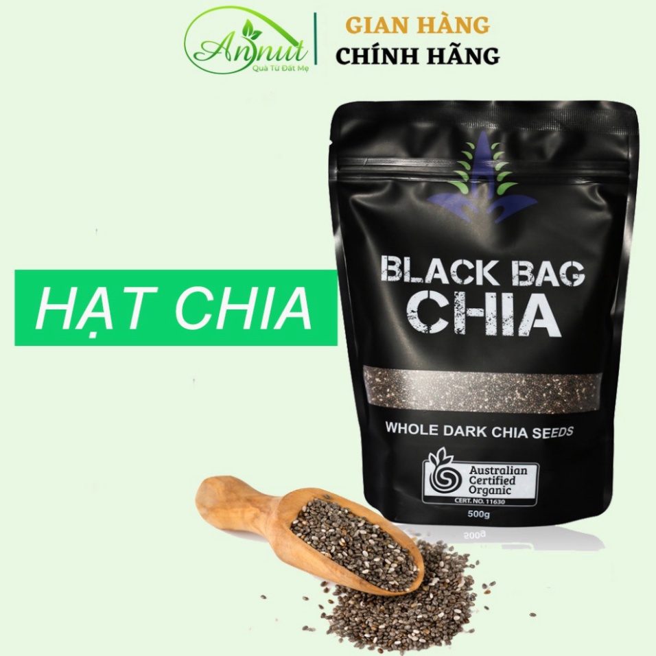 Hạt Chia Úc ANNUT 500g Nhập khẩu Chính Hãng Absolute Organic Hữu Cơ 500g