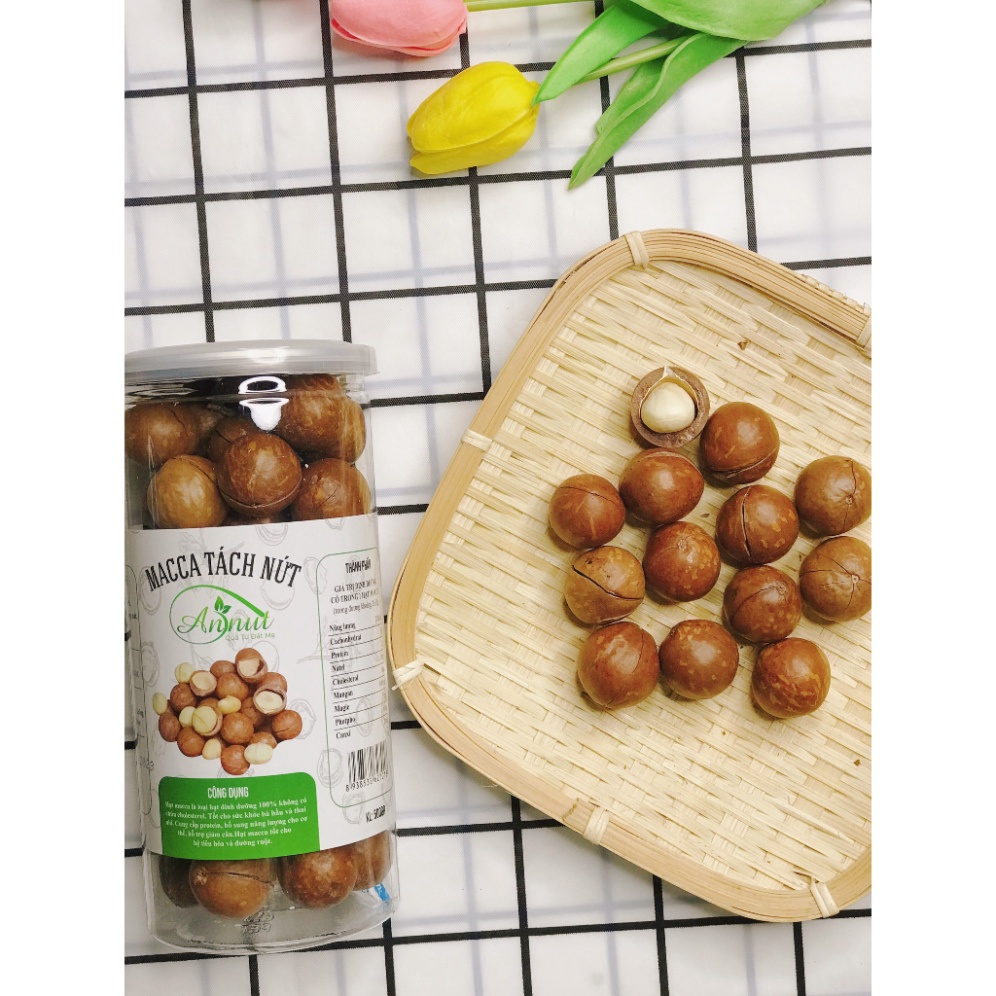 Hạt Macca Nứt Vỏ Tây Nguyên Thượng Hạng Annut Thơm Ngon,Giòn Tan, Bổ Dưỡng, Ăn Vặt, Eatclean,keto, Ăn Kiêng 500gr