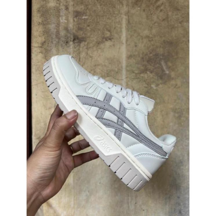 Giày Thể Thao Asics Court MZ Kem Đen Và Kem Xám Mẫu Mới Thiết Kế Độc Lạ Hàng Hot Trend 2023