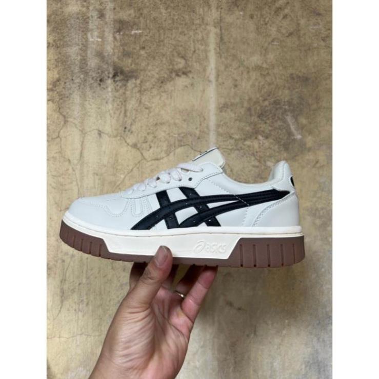 Giày Thể Thao Asics Court MZ Kem Đen Và Kem Xám Mẫu Mới Thiết Kế Độc Lạ Hàng Hot Trend 2023