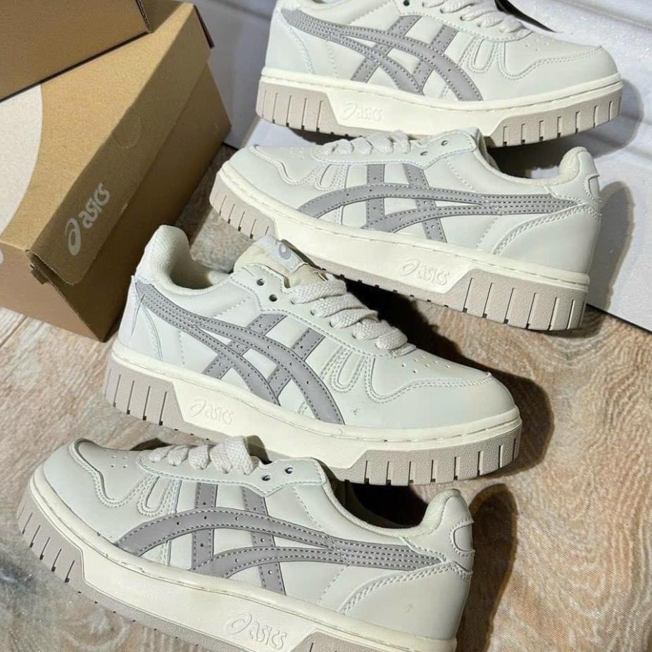 Giày Thể Thao Asics Court MZ Kem Đen Và Kem Xám Mẫu Mới Thiết Kế Độc Lạ Hàng Hot Trend 2023