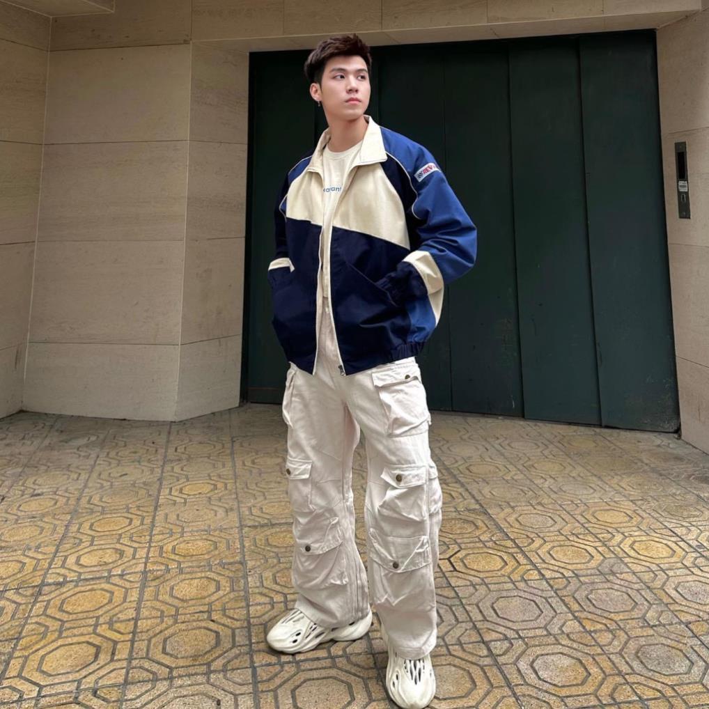 Áo Khoác cardigan DG 2 Lớp Phối Khóa  Cực Dày Dặn Cho Nam Nu