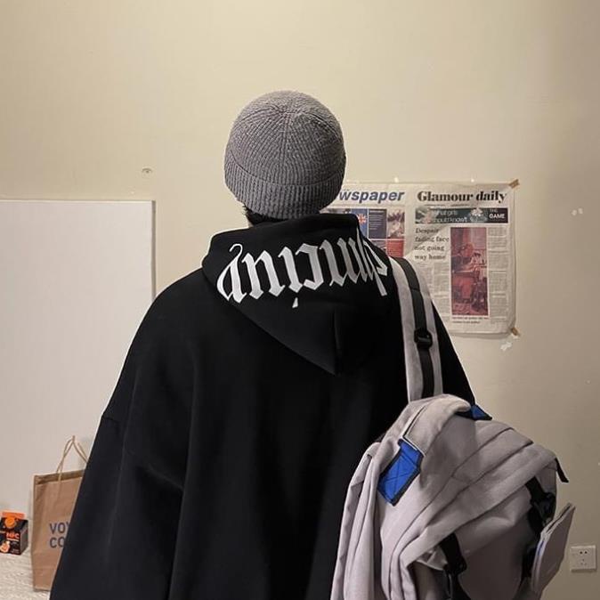 Áo Hoodie,Áo Nỉ Hoạ Tiết Mũ Chữ Thái Unisex Nam Nữ