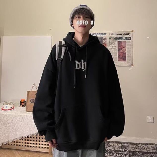Áo Hoodie,Áo Nỉ Hoạ Tiết Mũ Chữ Thái Unisex Nam Nữ