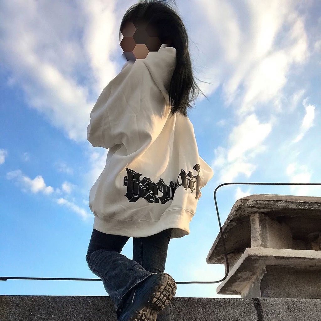 Áo Hoodie In Chữ Phong Cách harajuku Đường Phố Mới Mùa Thu Cho Nữ Có size Lớn