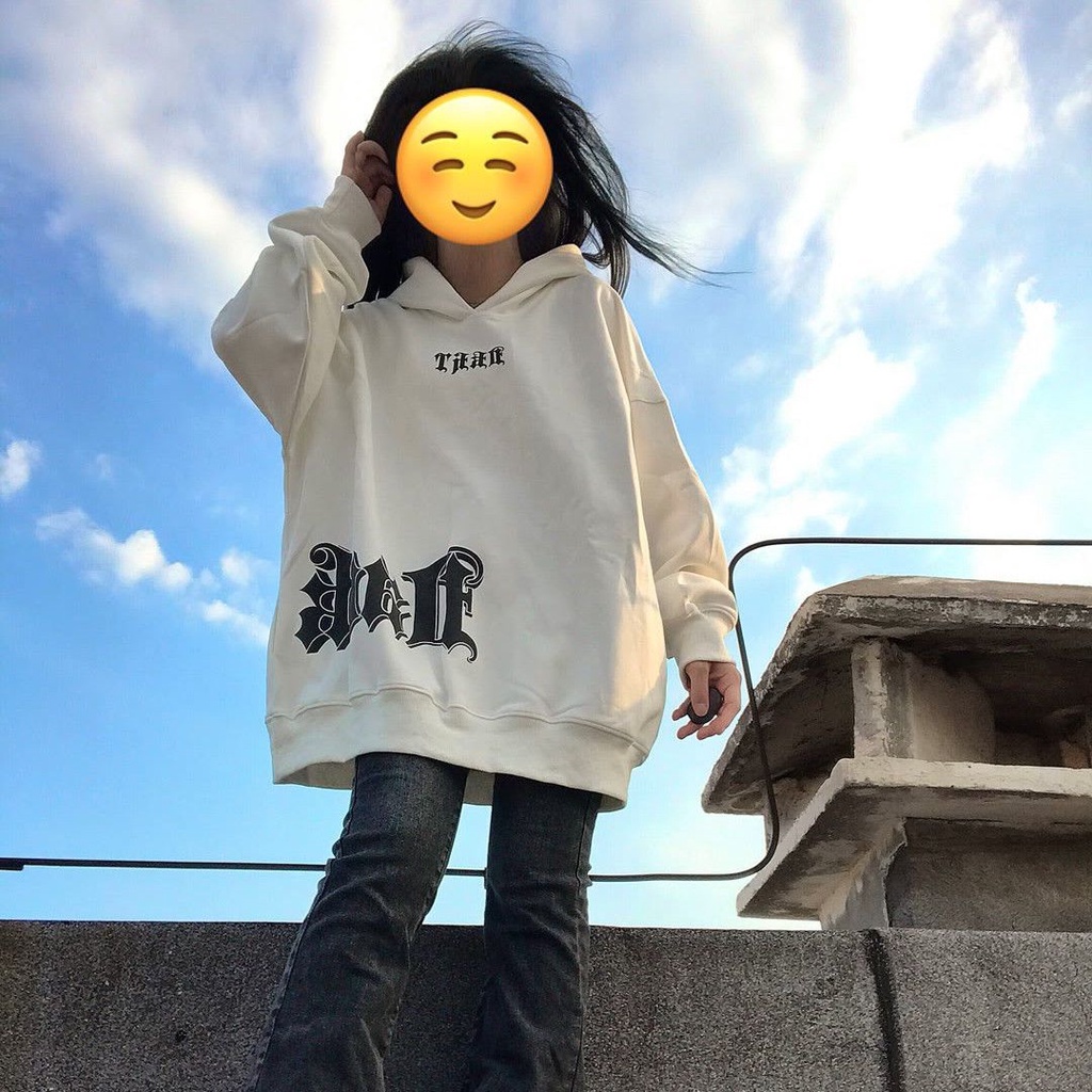 Áo Hoodie In Chữ Phong Cách harajuku Đường Phố Mới Mùa Thu Cho Nữ Có size Lớn
