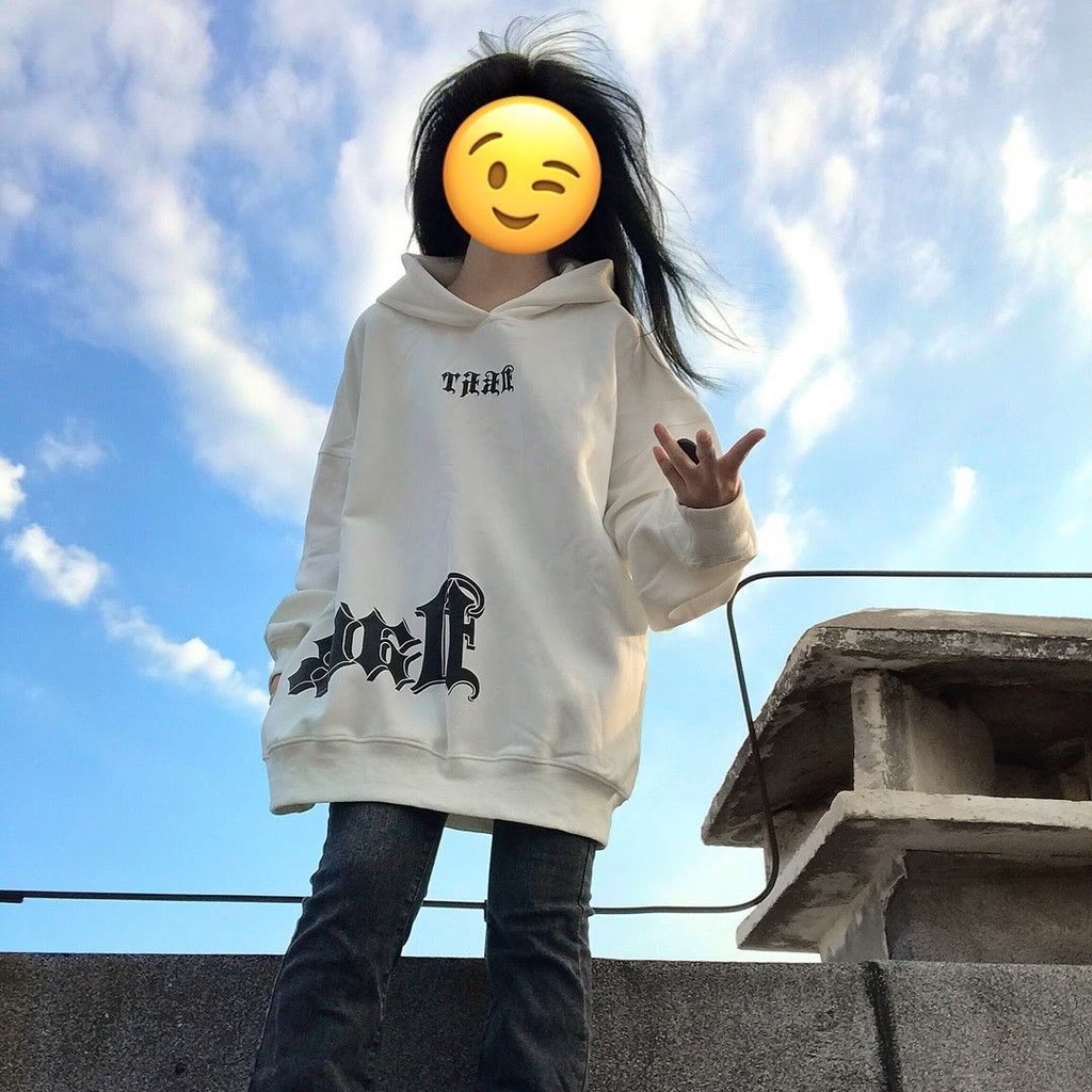 Áo Hoodie In Chữ Phong Cách harajuku Đường Phố Mới Mùa Thu Cho Nữ Có size Lớn