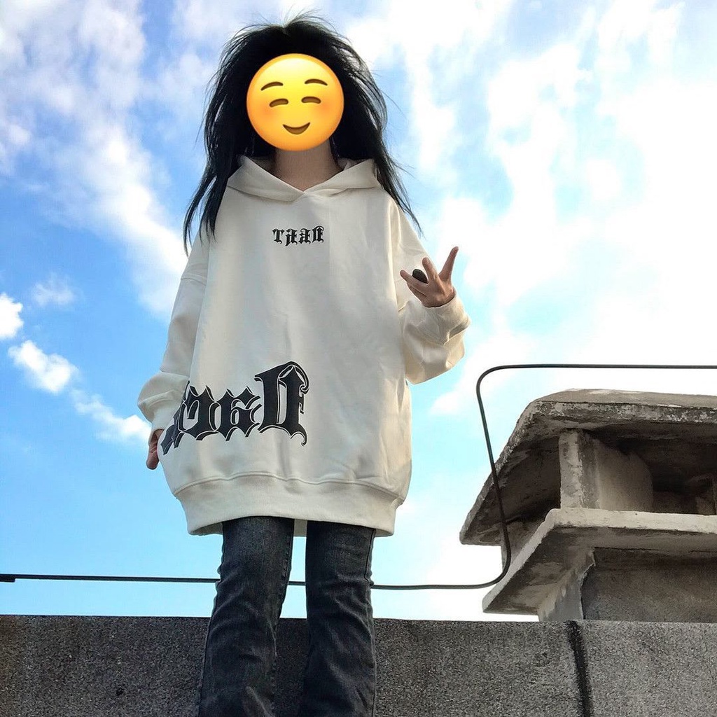 Áo Hoodie In Chữ Phong Cách harajuku Đường Phố Mới Mùa Thu Cho Nữ Có size Lớn