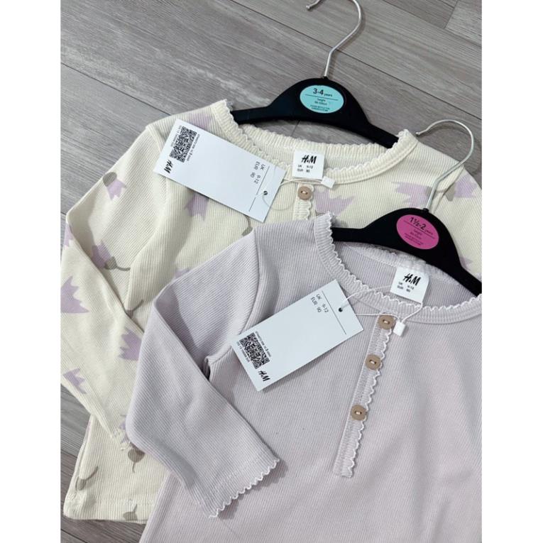 Set 2 bộ tăm hình hoa be và tím cho bé gái new