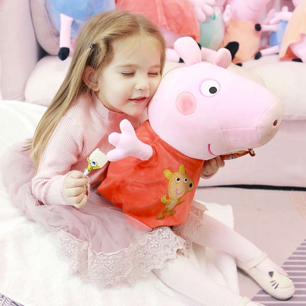 Gối Ôm Nhồi Bông Hình Gia Đình Heo peppa Dễ Thương