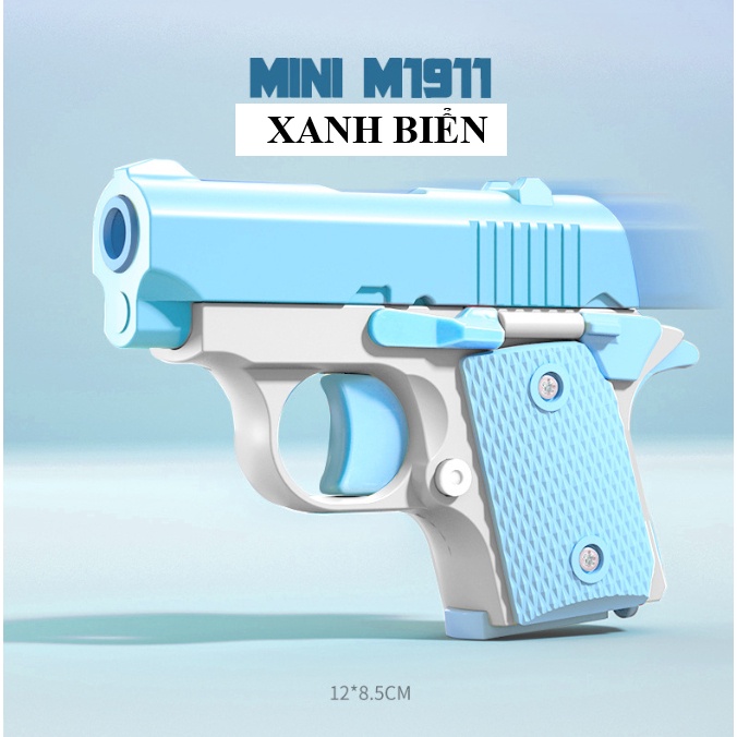 Đồ chơi nhựa in 3D sung m1911 mini cà rốt động lực