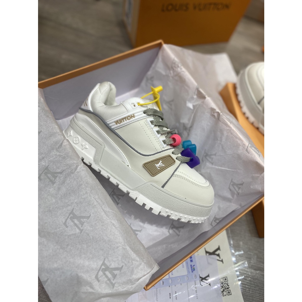 Giày thể thao Lv Trainer Maxi White Like Auth