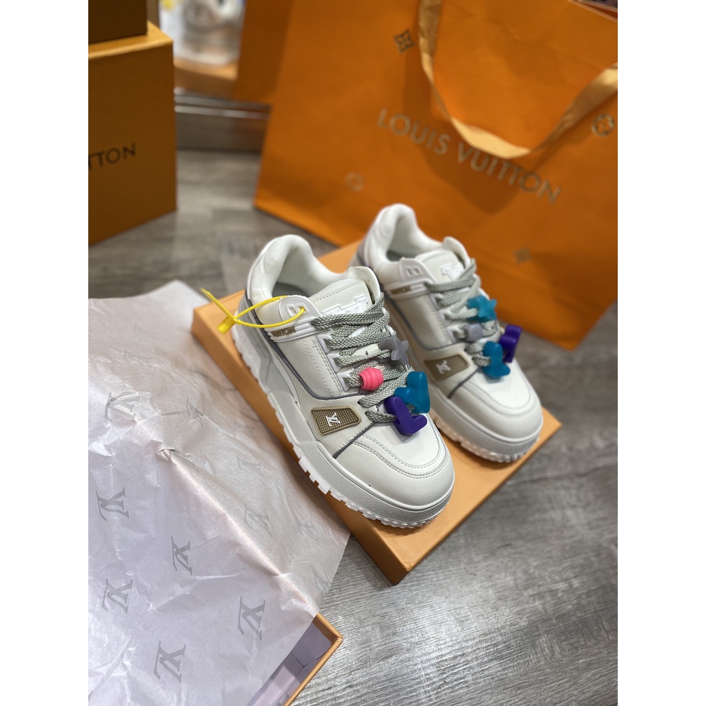 Giày thể thao Lv Trainer Maxi White Like Auth