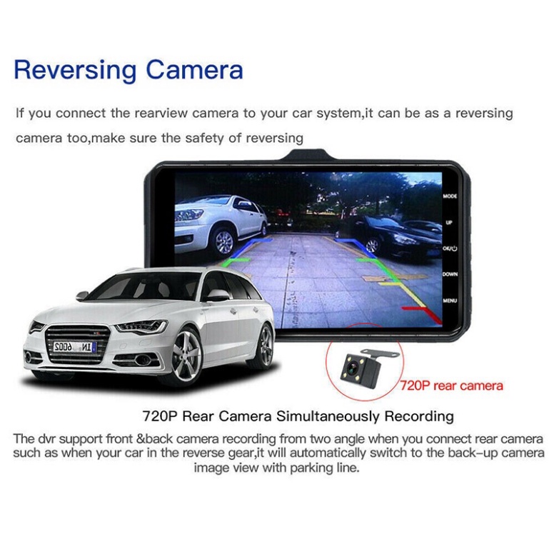 Camera hành trình ONTEKCO S18 2 mắt ghi hình trước sau 1080P Full HD Tiếng Việt