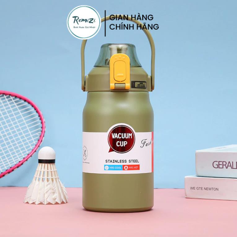 Bình Giữ Nhiệt 1L- 2L Phong cách Hàn Quốc inox 316 an toàn tặng kèm túi đựng và ống hút inox 316 an toàn | BigBuy360 - bigbuy360.vn