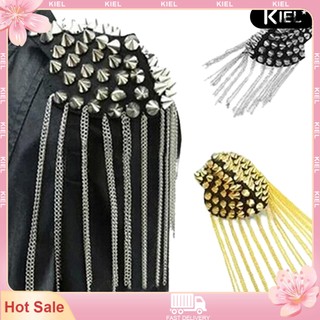 Phụ kiện gắn vai áo với thiết kế đính đinh nhọn phong cách độc đáo dành cho nam và nữ