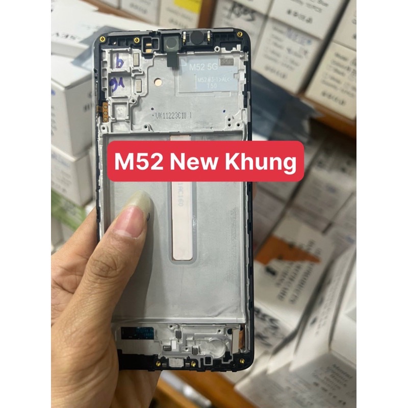 Màn hình Samsung M52 new hãng liền khung