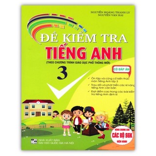 Sách - đề kiểm tra tiếng anh 3 - có đáp án