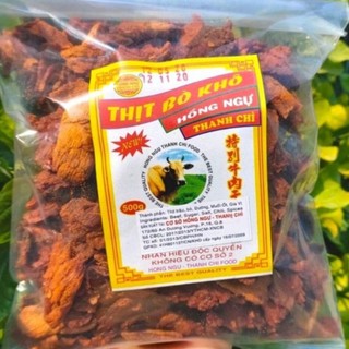 Khô bò vụn giòn hồng ngự thanh trì 500gr