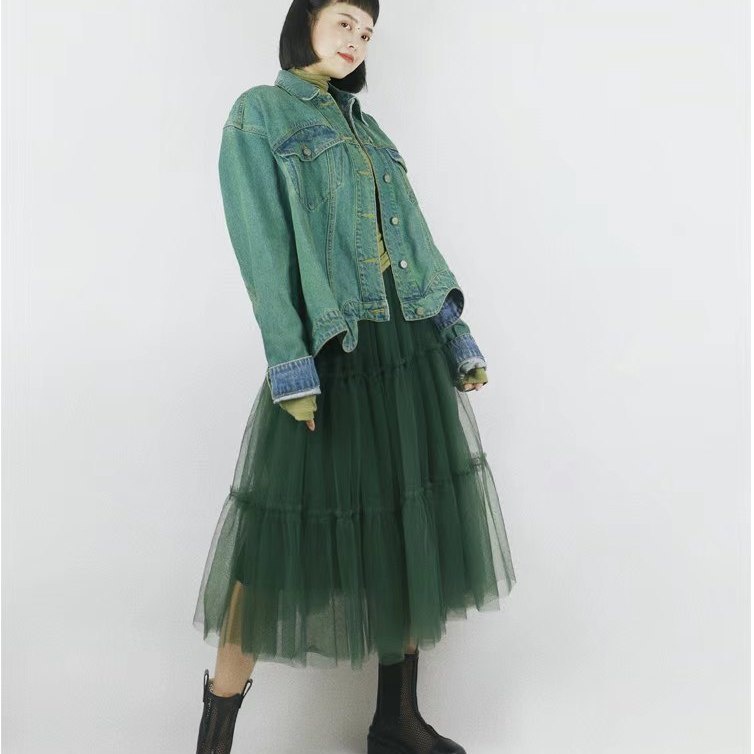 Đầm Dáng Chữ a Lưng Cao Xếp Tầng Thời Trang 2021 a 9.12 2021