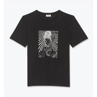 Saint Laurent Áo Thun unisex Tay Ngắn saint laurent _tx_095