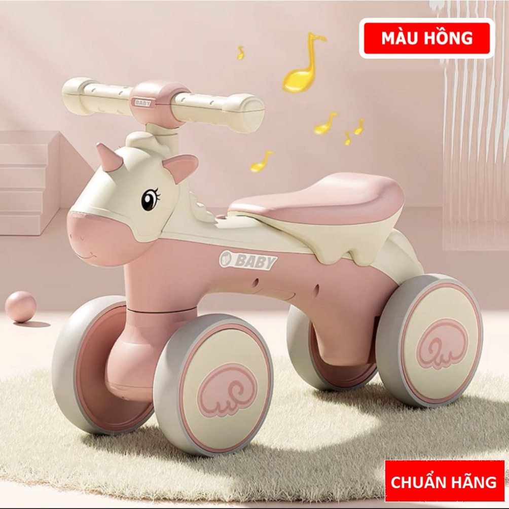 ⭐️ Xe chòi chân cho bé, Xe thăng bằng cho bé kỳ lân từ 1 đến 4 tuổi kèm nhạc và đèn /