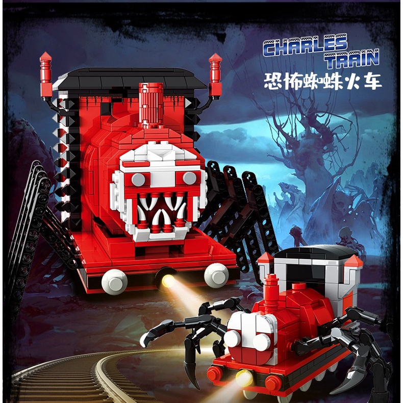 Hàng Mới Về Đồ Chơi Lắp Ráp lego Hình Xe Lửa Kinh Dị