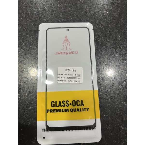 Kính liền keo Xiaomi Redmi Note 12 / Mặt kính liền keo Xiaomi Redmi Note 12